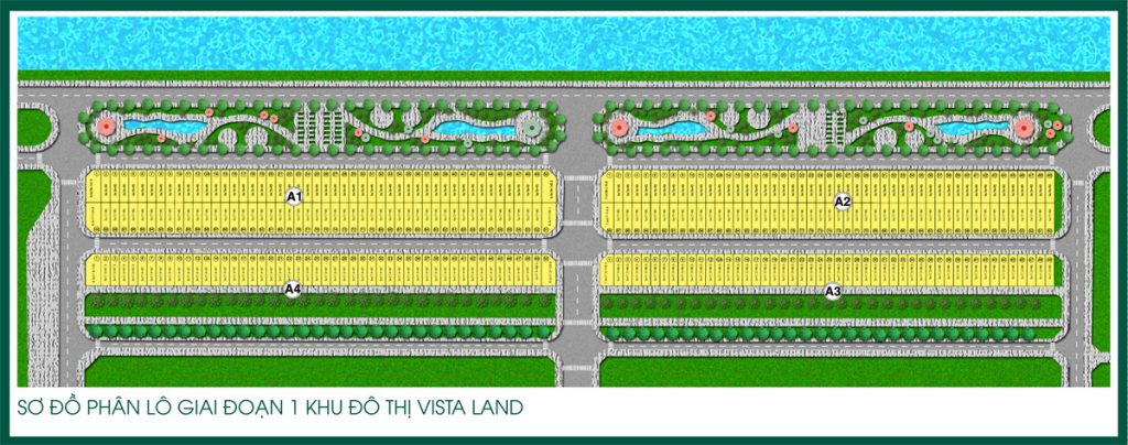 Sơ đồ phân lô dự án Vista Land City