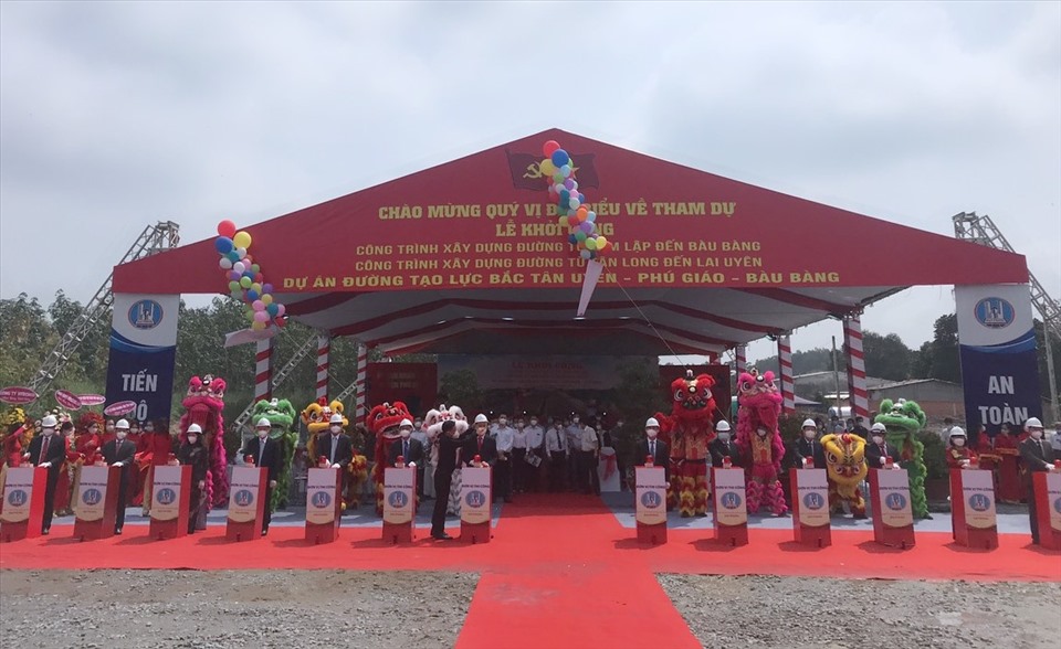 Lễ khởi công dự án tuyến đường tạo lực Bắc Tân Uyên - Phú Giáo - Bàu Bàng