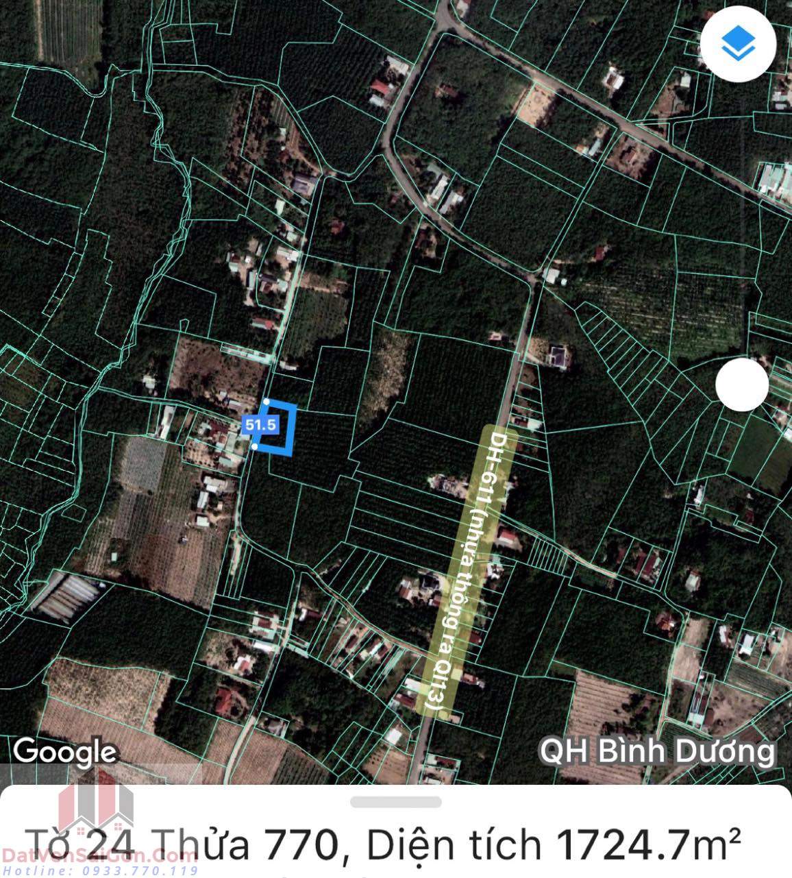 Bán đất Phường Bến Cát, Thành phố Hồ Chí Minh, Đất gần bệnh viện Bến Cát, gần chợ Bến Cát, gần trường học, siêu thị, ngân hàng khu vực Bến Cát
